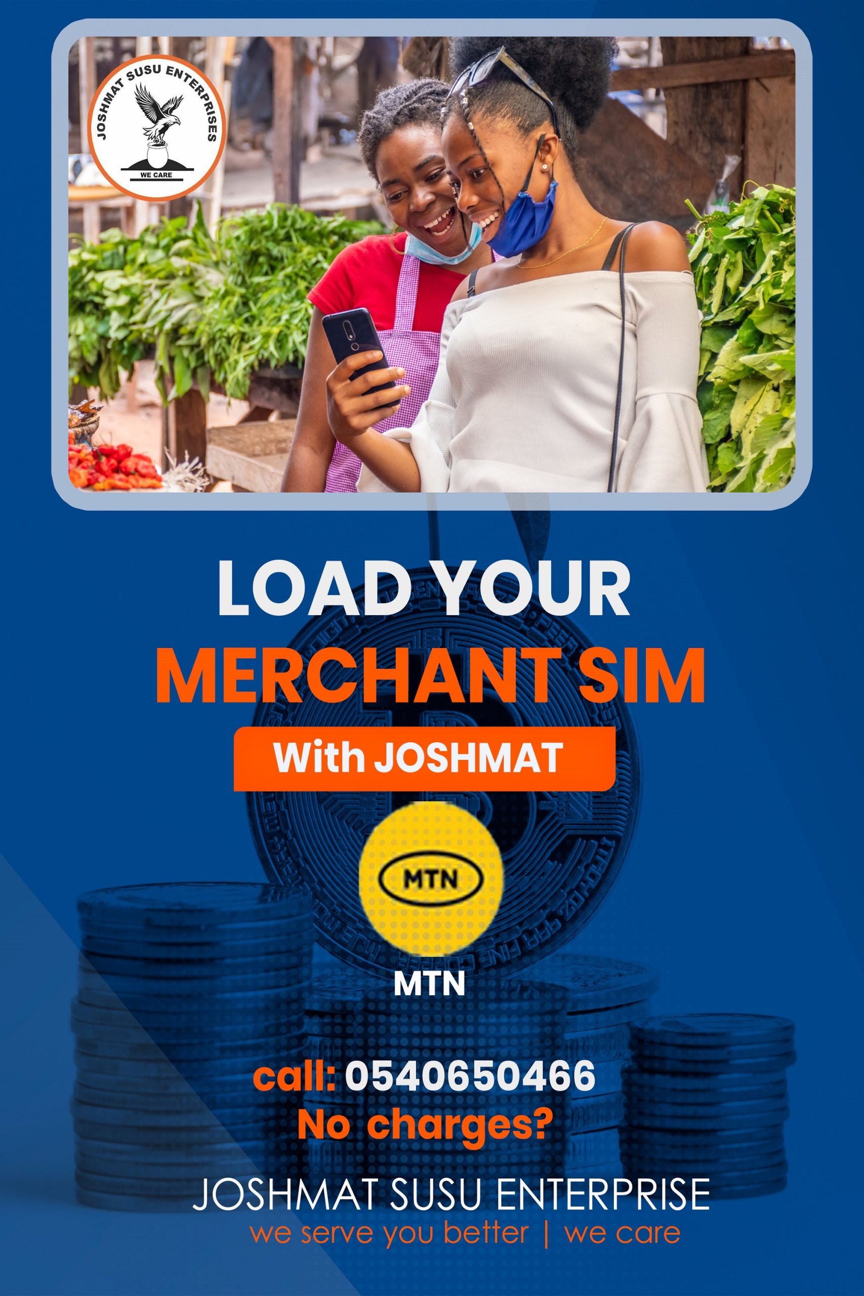 Fast & Reliable MTN Merchant SIM Loading — Now at JOSHCO!